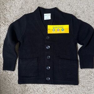 Elderado Black Cardigan Sweater